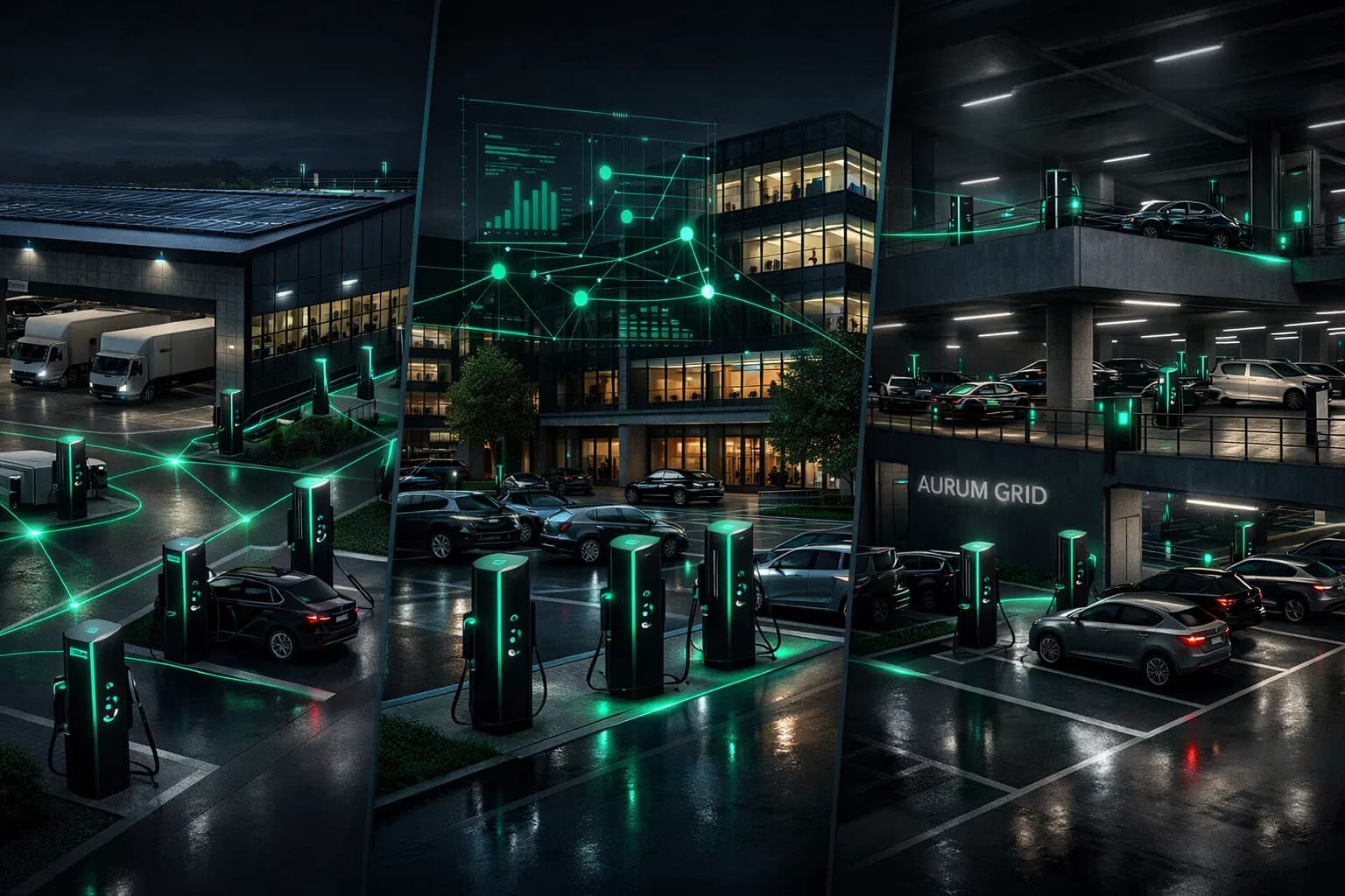 Aurum Grid connected charging network